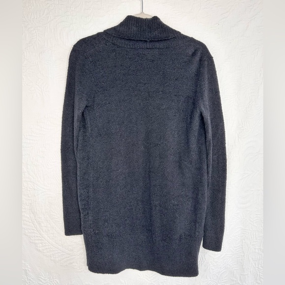 Barefoot Dreams Cardigan Cozy Chic Lite Circle Cardi Black Size Small - Picture 6 of 16